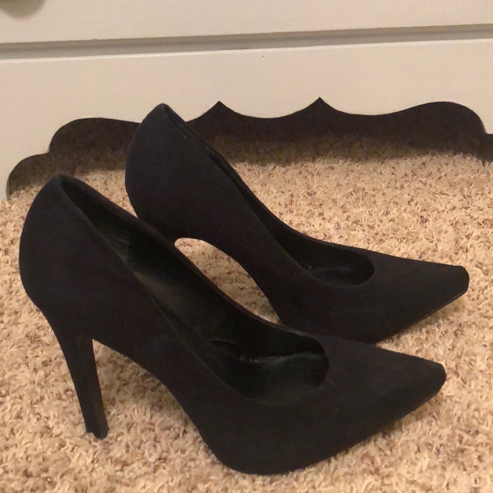 Black high heels